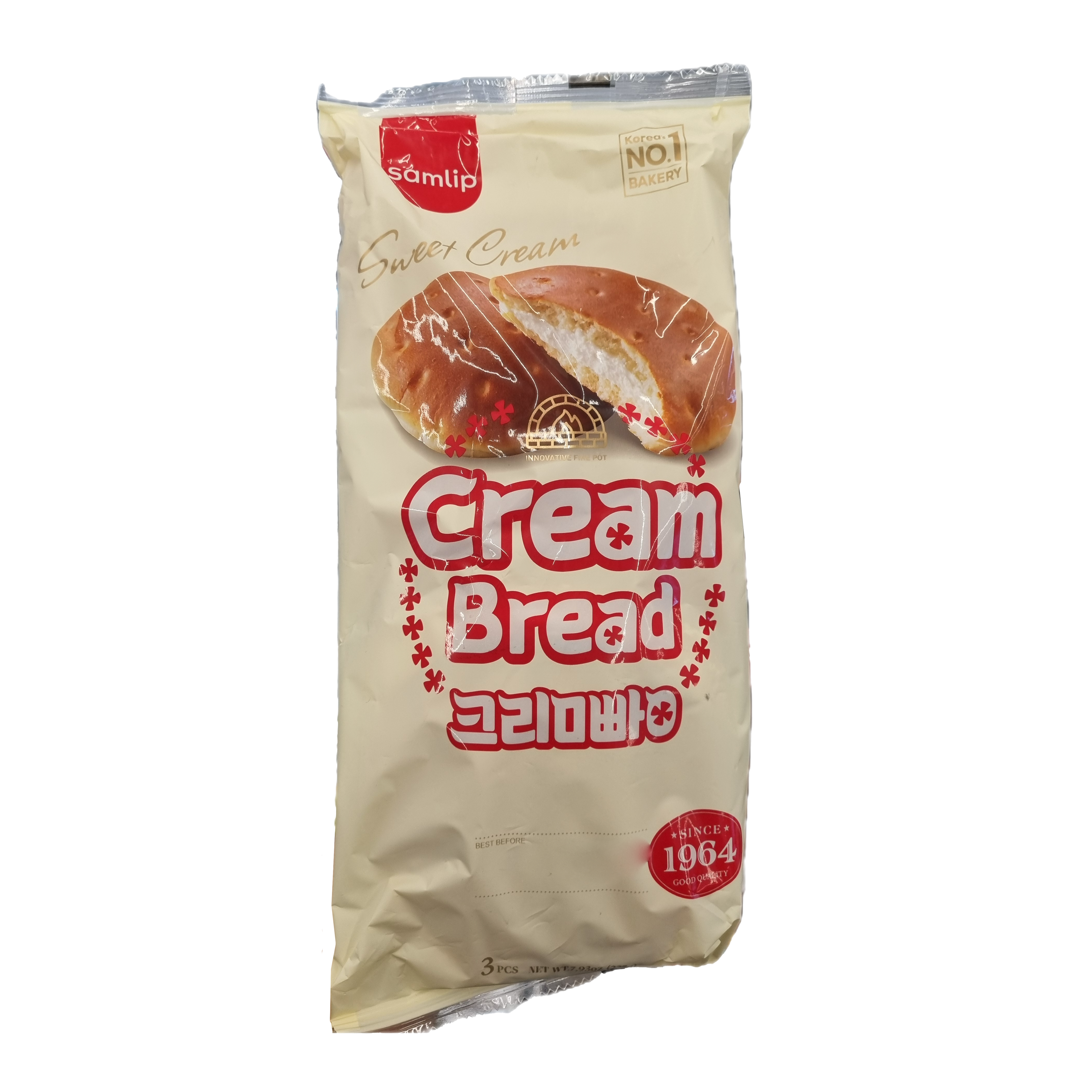 SAMLIP Cream bread multi 크림빵 멀티 3pcs 225g